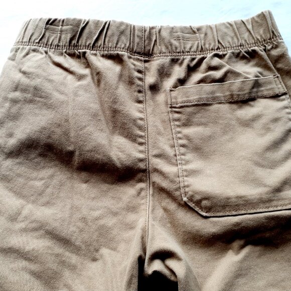 Old Navy Boys Shorts Khaki Pull On Elastic Waist Large 10-12 - Picture 6 of 7